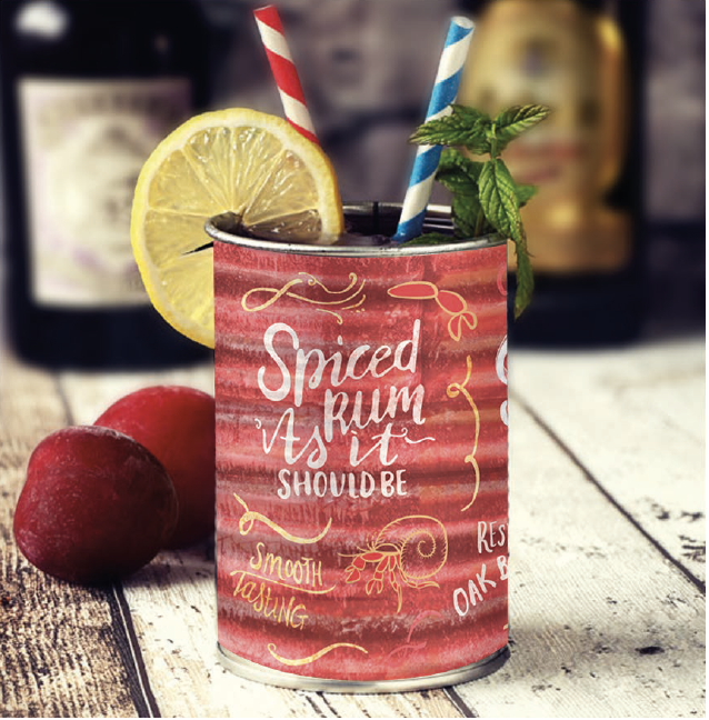 RedLeg Drinking Tins (Set of 6 - Red)